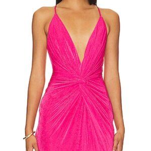 Katie May Pixie Gown from Revolve in Peacock